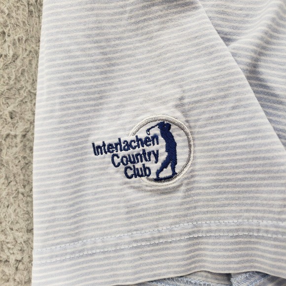 Fairway and Greene Shirt Mens XL‎ Blue Striped Short Sleeve Golf Polo - Picture 3 of 14